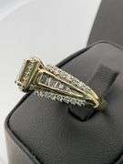 CERTIFIED 14K YELLOW GOLD DIAMOND RING