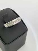 MEN'S CERTIFIED BRAND NEW 14K WHITE GOLD DIAMOND BAND