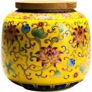 Ceramic Jar with Airtight Wood Lid