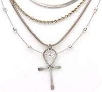 Group lot of 6 Vintage 925 sterling silver necklaces