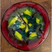 Tiffany Hand Blown Art Glass Plate
