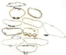 Group lot of 11 Vintage 925 sterling silver bracelets