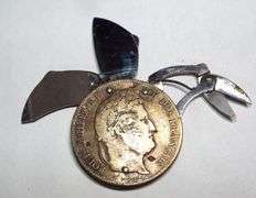 French Knife Coin 1837