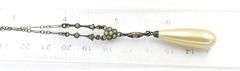 Group lot of 9 Vintage 925 sterling silver necklaces