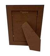 Natalini Italian Orange, Brown, and Ivory Striped Wooden Frames 5x7