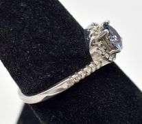 Multi-Colored Gemstone Ring in Sterling Silver 2.9grams Size 7 1/4