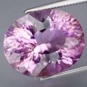Concave flashing 11.33ct violet Amethyst