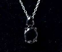 Stone Necklace and Earring Set in Sterling Silver 4.9grams 18inch