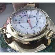 Solid Brass Porthole Tide Clock
