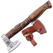 Custom Bearded 19-Inch Carbon Steel Viking Axe