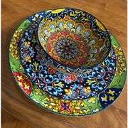 Bohemian Style 12-Piece Dinnerware Set