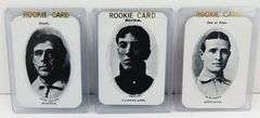 3-Fan Craze Art Series Baseball Reprint Player Cards