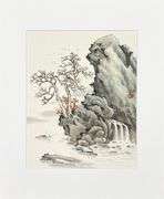 Fantastic Large Size Original Ink and Watercolor by Zheng