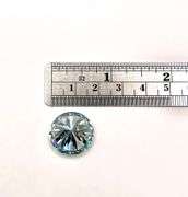 Magnificent Museum Size 19.05 Ct VVs1 Rare Near Flawless Mint Green Lab Simulated Diamond Solitaire