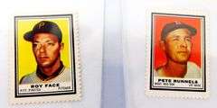 6 Topps Vintage Baseball Stamps