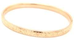 Antique 14K YG Etched Bangle Bracelet