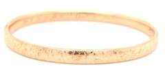 Antique 14K YG Etched Bangle Bracelet