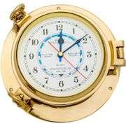 Solid Brass Porthole Tide Clock