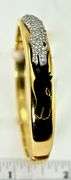 Valuable 18K Yellow Gold Carrera Y Carrera Horse Bangle
