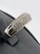 CERTIFIED BRAND NEW 14K WHITE GOLD DIAMOND BAND