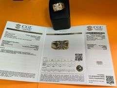 MEN'S CERTIFIED 14K YELLOW GOLD