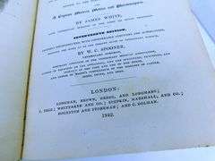 1842 White's Farriery Horse Veterinary Antique Book