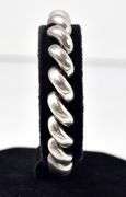 Spiral Link Bracelet in Sterling Silver 24.1grams