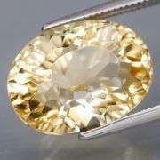 Premium cut and color 8.21ct wheat blonde Citrine!!!