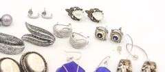 Group lot of Vintage 925 sterling silver earrings