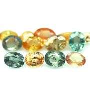 Heated only! 6.85ct fancy color Sapphire set
