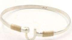 925 Sterling silver Bucket bangle bracelet