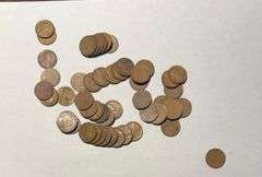 Tough 1934 D Lincoln Cent Roll