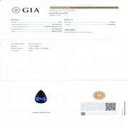 PLATINUM TANZANITE AND DIAMOND RING 13.38 C.T.W.