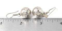 Ball Dangle Earrings in Sterling Silver 8.2grams