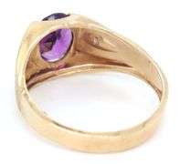 10kt Yellow gold Amethyst ring