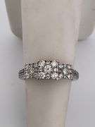 CERTIFIED 14K WHITE GOLD DIAMOND RING