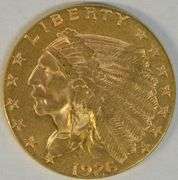 Super flashy BU 1926 US $2.50 Indian Gold Piece