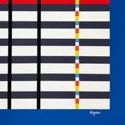 Hommage du Mondrian (Dark Blue) by Agam, Yaacov