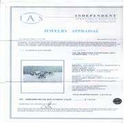 18K WHITE GOLD I CLARITY DIAMOND RING 1.03 C.T.W.