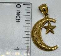 10K Yellow Islam Pendant