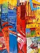 Gorgeous Colorful Abstract Cityscape