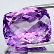 Substantial 27.12ct vivid purple checker top Amethyst