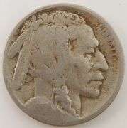 1913-D Type 2 Buffalo Nickel, Circulated
