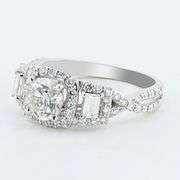 18K WHITE GOLD DIAMOND RING 1.73 C.T.W.