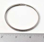 Bangle with Pattern in Sterling Silver 7.2grams
