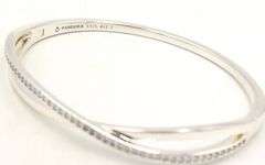 Lot of 3 Pandora bangles in 925 sterling silver