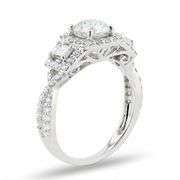 18K WHITE GOLD DIAMOND RING 1.73 C.T.W.