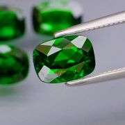 Real! Russian 3.68ct Chrome Diopside set!