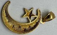 10K Yellow Islam Pendant