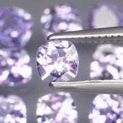Glittering 3.35ct bright blue violet Tanzanite set